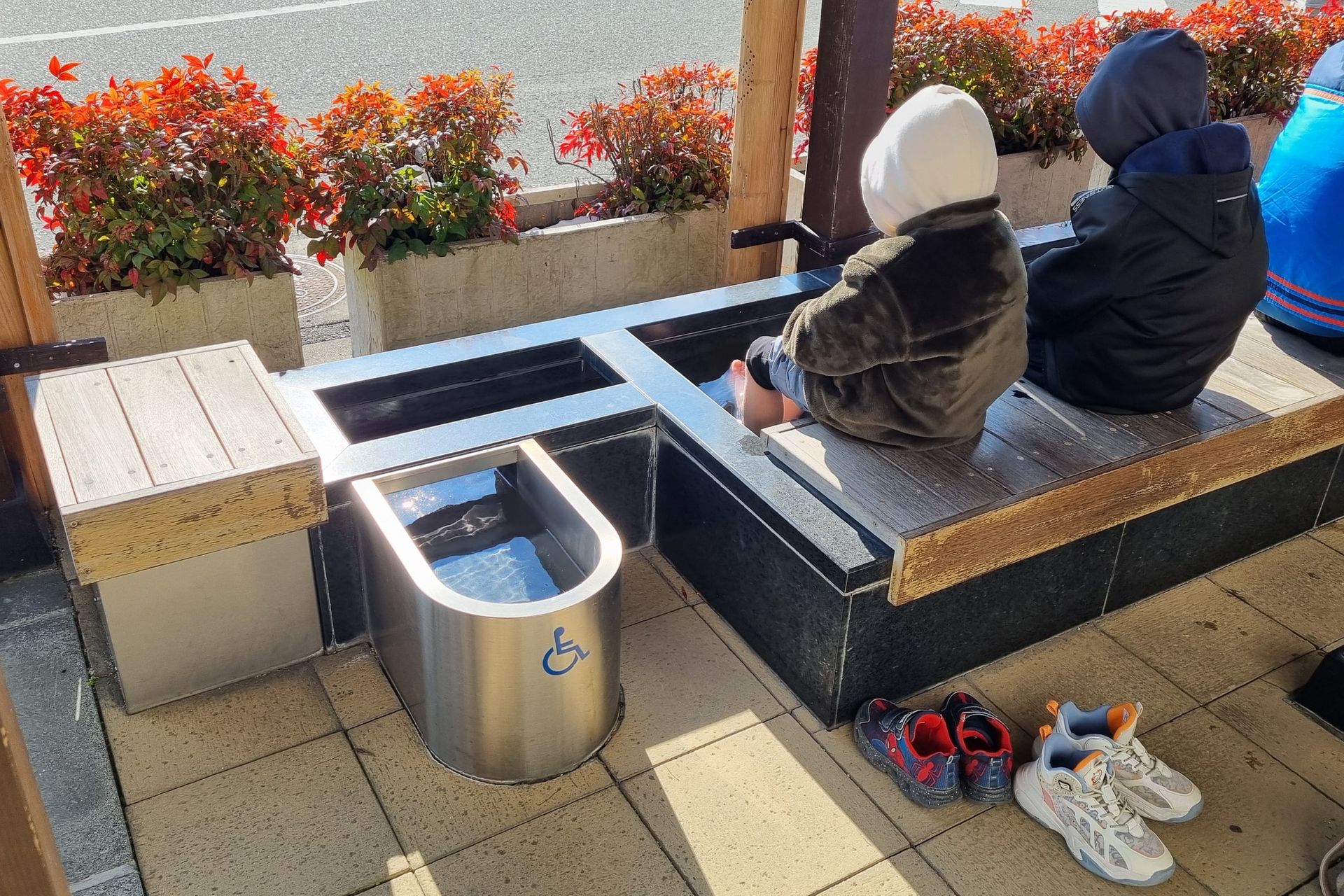 Roadside station Youka Tajima no Kura foot bath