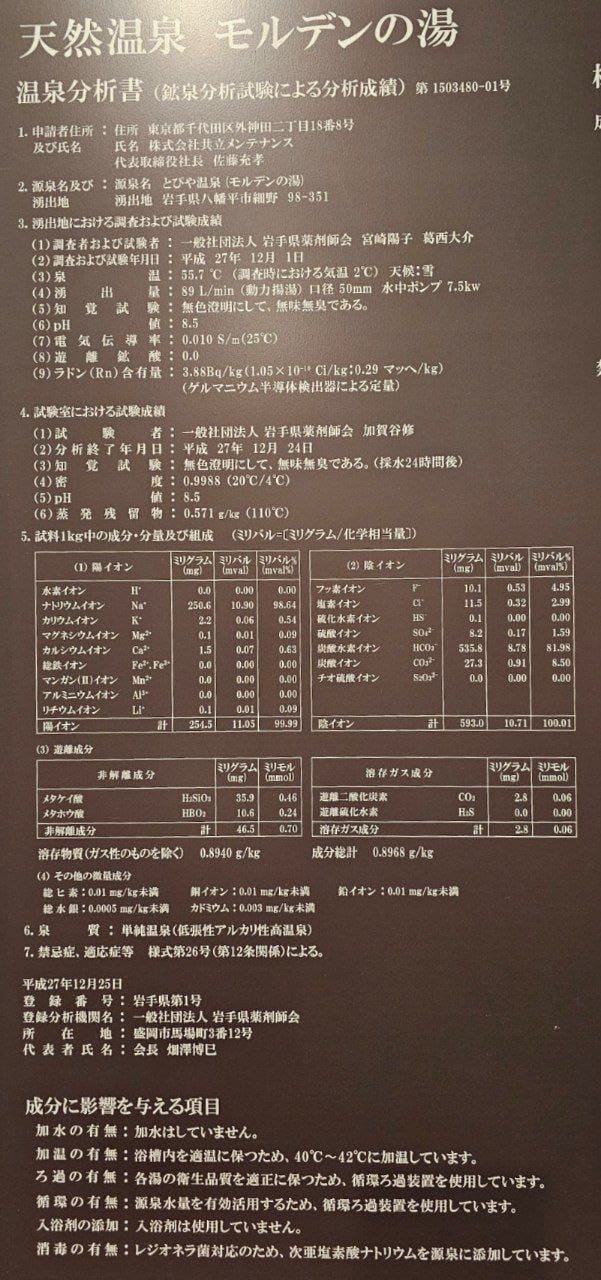 Natural Hot Spring Sansa-no-yu Dormy Inn Morioka — photo 3